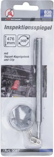 BGS DIY Ellenőrző tükör dupla univerzális csuklóval, 30mm (BGS 3087)