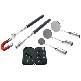   BGS technic Led lámpás szerszámfelszedő és tükör készlet (BGS 3095)