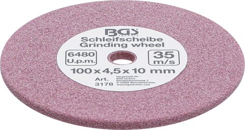 BGS technic Csiszoló tárcsa 100x4,5x10mm, 3180-hoz (3/8", 0,404" láncokhoz) (BGS 3178)