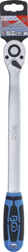 BGS technic 1/2" Extra hosszú 72-fogú racsnis hajtószár (hajlított), 380 mm (BGS 324)
