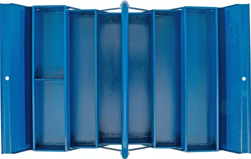 BGS technic Fém szerszámosdoboz | üres | 420 x 200 x 200 mm | 5 rekeszes (33000)