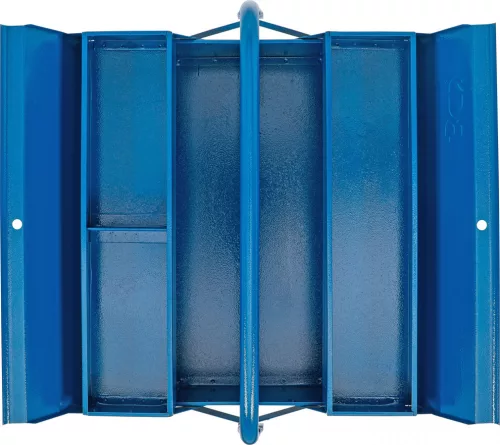 BGS technic Fém szerszámosdoboz | üres | 420 x 200 x 150 mm | 3 rekeszes (33001)