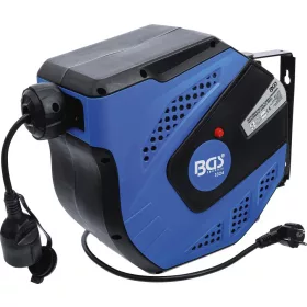   BGS technic Automata műhelyi kábeldob 20 m, H05VV-F 3G1,5 mm², 230 V, 3000 W (BGS 3324)