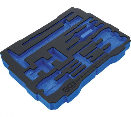 BGS technic Hab anyagú betét BOXSYS1 & 2 típushoz | üres | 3353 cikkszámhoz (BGS 3353-1)