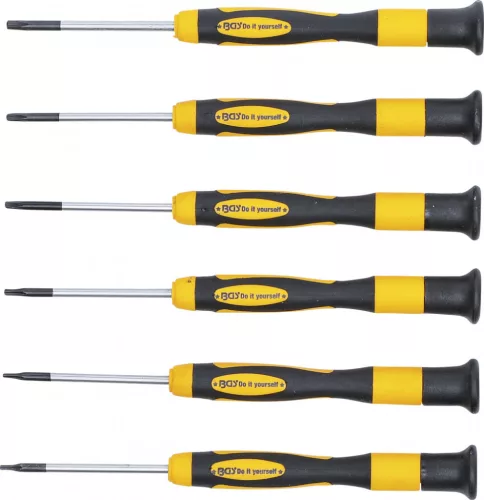 BGS DIY 6 részes precíziós Torx csavarhúzó készlet (BGS 35808)