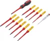 BGS technic VDE szigetelt csavarhúzó készlet cserélhető pengékkel, SL / PH / PZ / Torx, 13 részes (BGS 35814)