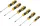 BGS DIY 6 részes Torx csavarhúzó készlet, T10-T30 (BGS 35826)
