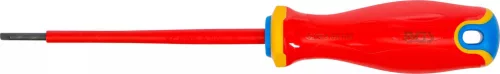 BGS technic VDE csavarhúzó | extra vékony hegy | lapos 3 mm (35853)