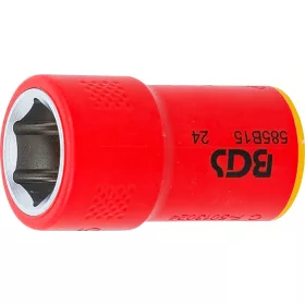   BGS technic VDE dugókulcs hatszögletű | 10 mm (3/8") | 15 mm (35875)
