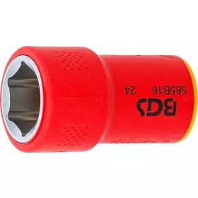   BGS technic VDE dugókulcs hatszögletű | 10 mm (3/8") | 16 mm (35876)