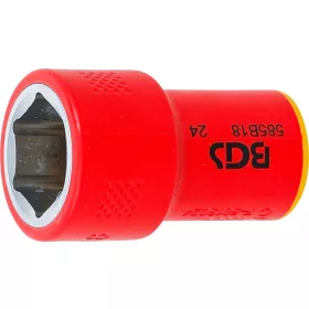   BGS technic VDE dugókulcs hatszögletű | 10 mm (3/8") | 18 mm (35878)