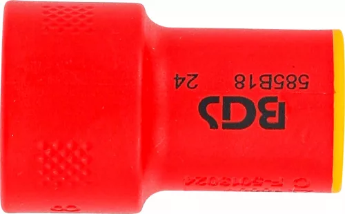 BGS technic VDE dugókulcs hatszögletű | 10 mm (3/8") | 18 mm (35878)