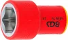 BGS technic VDE dugókulcs hatszögletű | 10 mm (3/8") | 19 mm (35879)