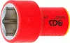 BGS technic VDE dugókulcs hatszögletű | 10 mm (3/8") | 21 mm (35880)