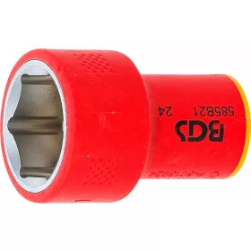   BGS technic VDE dugókulcs hatszögletű | 10 mm (3/8") | 21 mm (35880)