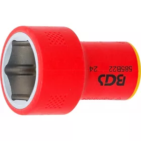   BGS technic VDE dugókulcs hatszögletű | 10 mm (3/8") | 22 mm (35881)