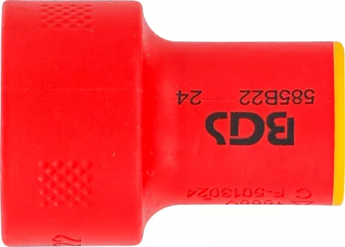 BGS technic VDE dugókulcs hatszögletű | 10 mm (3/8") | 22 mm (35881)