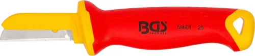 BGS technic VDE kábelkés egyenes pengével, 180 mm, 50 mm-es pengével (BGS 35889)