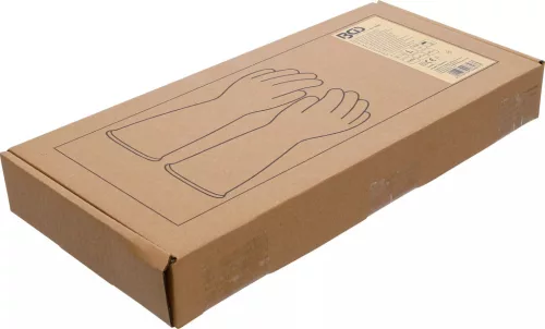 BGS technic Villanyszerelő védőkesztyű | természetes latex szigetelő védelemmel | Méret 9 (L) (35890)