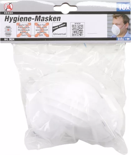 BGS DIY Higiéniai maszkok | 10 db. (BGS 3624)