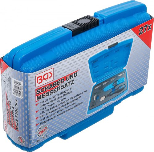 BGS technic Kaparó és vágókés készlet 27 részes (BGS 364)