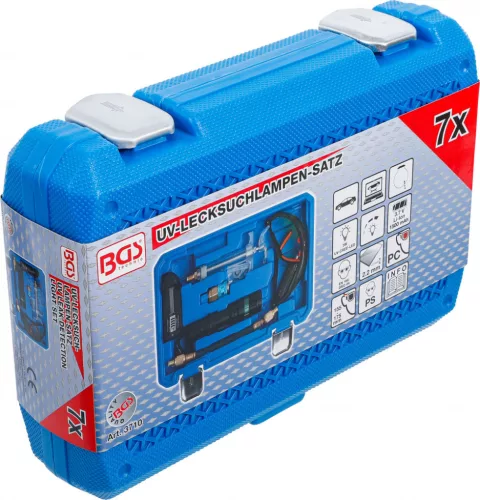 BGS technic Szivárgásérzékelő UV-lámpa tartozékokkal (BGS 3710)