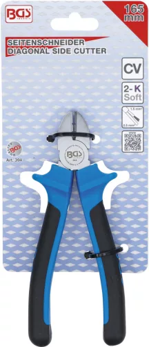BGS technic Oldalcsípő fogó, 165 mm kábelcsupaszító funkcióval (BGS 394)