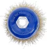 BGS technic Drótkorong kefe, 75 mm átmérő x 57 mm magasság, M14x2 menet, rézbevonat (BGS 3983)