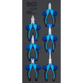   BGS technic 1/3 Szerszámtálca szerszámkocsihoz: 6 részes precíziós fogó készlettel (BGS 4024)