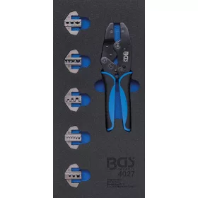   BGS technic 1/3 Szerszámtálca szerszámkocsihoz: 11 részes krimpelő fogó készlettel (BGS 4027)