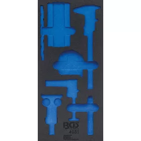   BGS technic 1/3 Szerszámtálca szerszámkocsihoz, üresen: 7 részes mérőszerszám készlethez (nem tartozék) (BGS 4031-1)