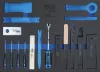 BGS technic 3/3 Szerszámtálca szerszámkocsihoz: 17 részes ék és kampó készlettel (BGS 4034)