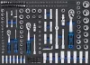 BGS technic 3/3 Szerszámtálca szerszámkocsihoz: 192 részes Pro Torque® dugókulcs készlettel (BGS 4036)
