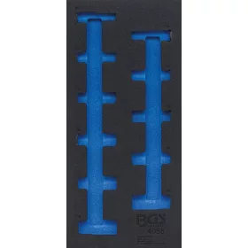   BGS technic 1/3 Szerszámtálca szerszámkocsihoz, üresen: 11 részes 3/8" 6-szögű hosszított dugókulcs készlethez, 8-19 mm (nem tartozék) (BGS 4058-1)