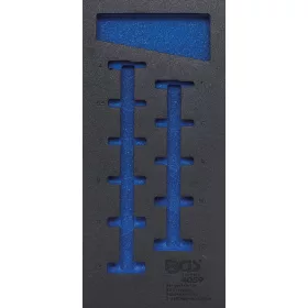   BGS technic 1/3 Szerszámtálca szerszámkocsihoz, üresen: 11 részes 1/4" 6-szögű hosszított dugókulcs készlethez, 4-13 mm (nem tartozék) (BGS 4059-1)