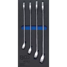   BGS technic 1/3 Szerszámtálca szerszámkocsihoz: 4 részes csillag-villáskulcs készlettel, 24-32 mm (BGS 4083)