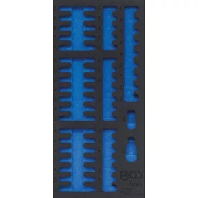   BGS technic 1/3 Szerszámtálca szerszámkocsihoz, üresen: 49 részes kombinált bit készlethez (nem tartozék) (BGS 4093-1)