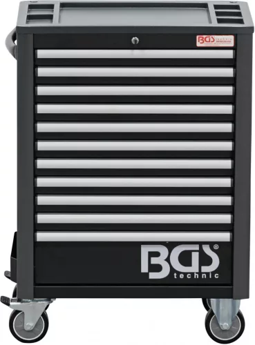 BGS technic Műhelykocsi 11 fiókkal, 724 × 470 × 1033 mm, üres kivitel (BGS 4103)