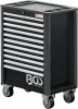 BGS technic Műhelykocsi 11 fiókkal, 724 × 470 × 1033 mm, üres kivitel (BGS 4103)