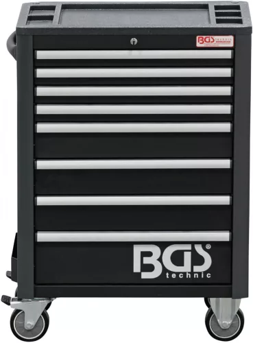 BGS technic Szerszámkocsi 8 fiókkal, 724 × 470 × 1033 mm, üres kivitel (BGS 4111)