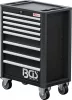 BGS technic Szerszámkocsi 8 fiókkal, 724 × 470 × 1033 mm, üres kivitel (BGS 4111)