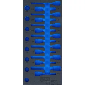   BGS technic 1/3 Szerszámtálca szerszámkocsihoz | üres | a BGS 4118-hez (BGS 4118-1)