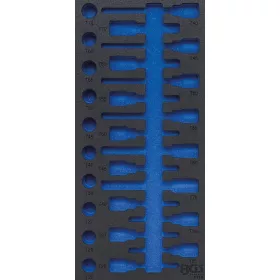   BGS technic 1/3 Szerszámtálca szerszámkocsihoz | üres | a BGS 4119-hez (BGS 4119-1)