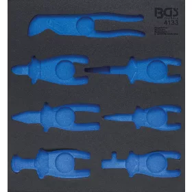   BGS technic 2/3 szerszámtálca szerszámkocsihoz (408x378x32 mm), üresen: 7 részes fogó készlethez (nem tartozék) (BGS 4133-1)