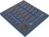 BGS technic Műhelykocsi-betét 2/3 | üres | a BGS 4195-hez (BGS 4195-1)