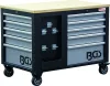 BGS technic Műhelykocsi 10 fiókkal és zárható szerszámszekrénnyel, 1150 × 740 × 866 mm (BGS 4199)