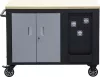 BGS technic Műhelykocsi 10 fiókkal és zárható szerszámszekrénnyel, 1150 × 740 × 866 mm (BGS 4199)
