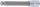 BGS technic 12mm Imbusz bitfej, gömbvégű, 1/2" (BGS 4258-12)