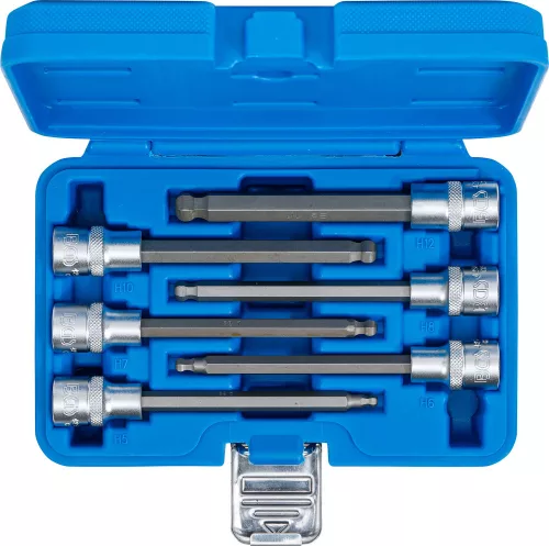 BGS technic 6 részes gömbvégű Imbusz bitfej készlet, 1/2" (BGS 4258)