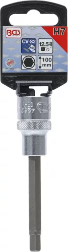 BGS technic Imbusz bitfej 1/2" hossza: 100mm, 7mm (BGS 4262)